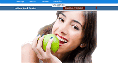 Desktop Screenshot of indianrockdental.com
